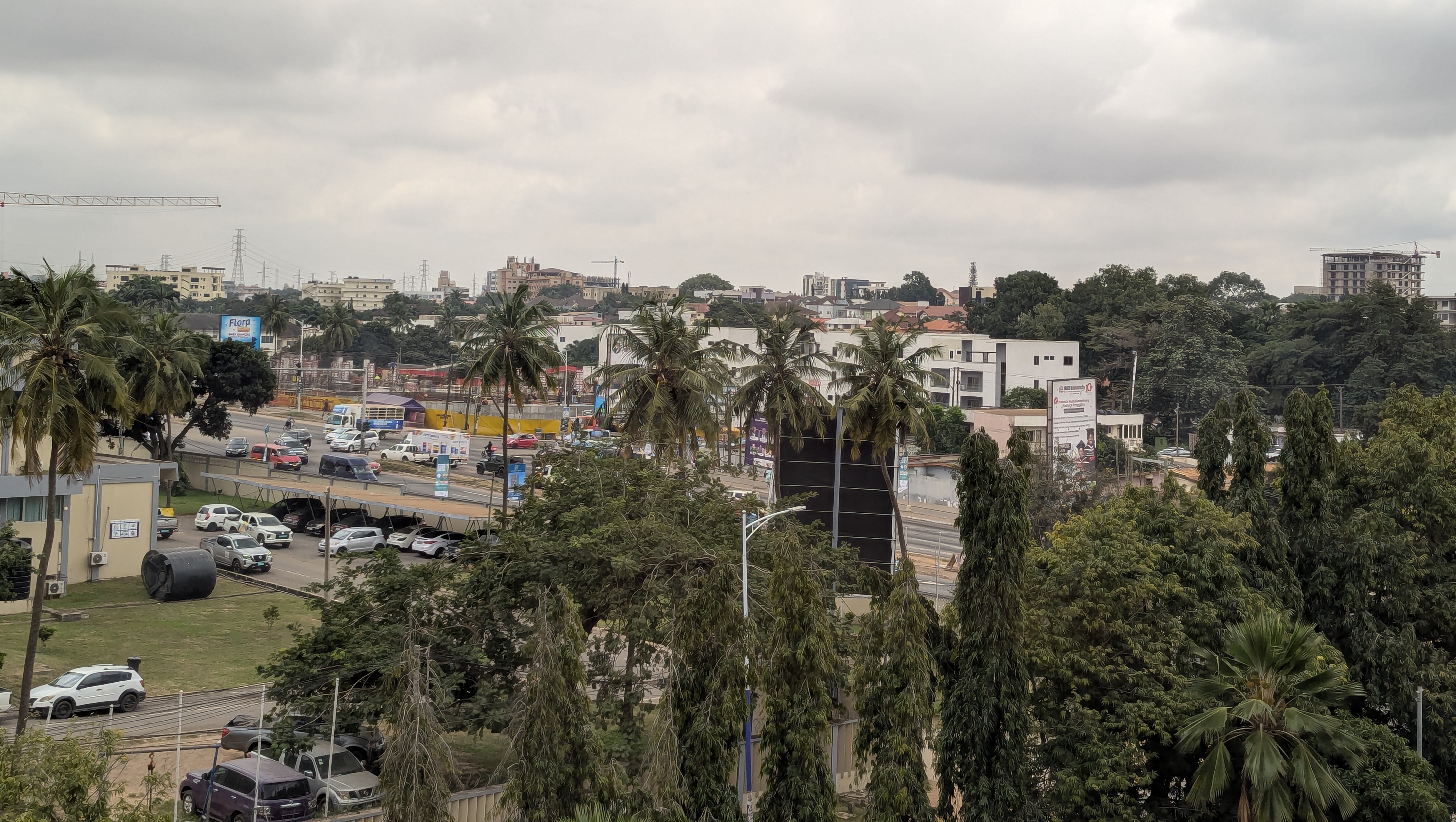 Das ist Accra, die Hauptstadt von Ghana Accra von Oben