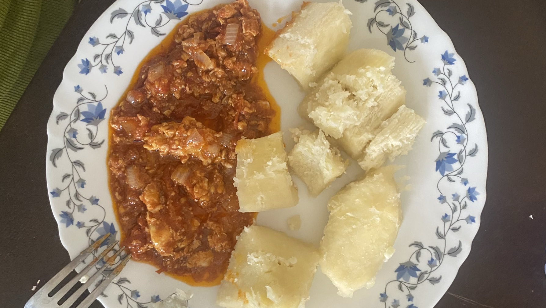 Das war ein Teil unseres Mittagessens Das ist unser Mittagessen